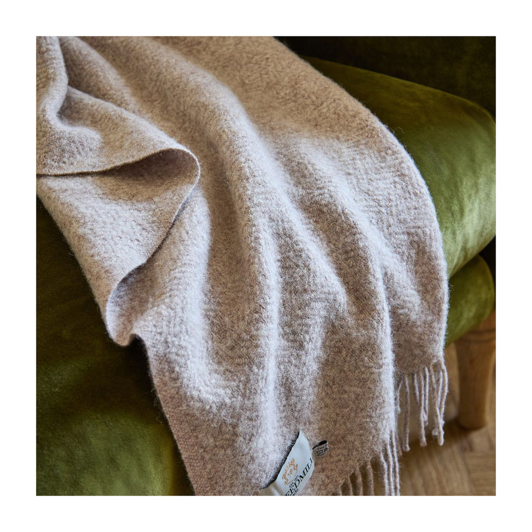 Moorland Pure Wool Blanket Hazel / 130x200cm