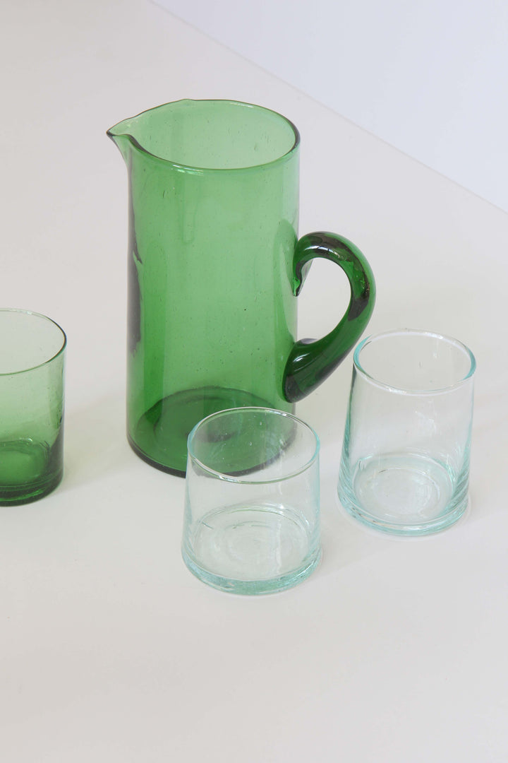 Green Recycled Glass Jug / 1L