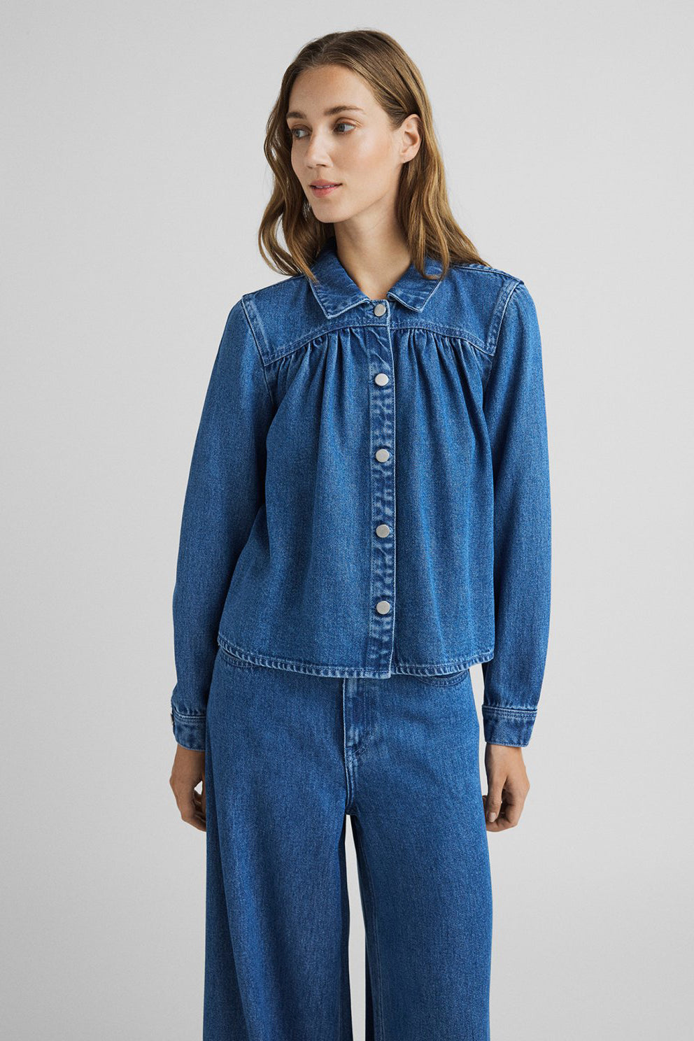 MSCHAgo Rue Shirt / Mid Blue Wash