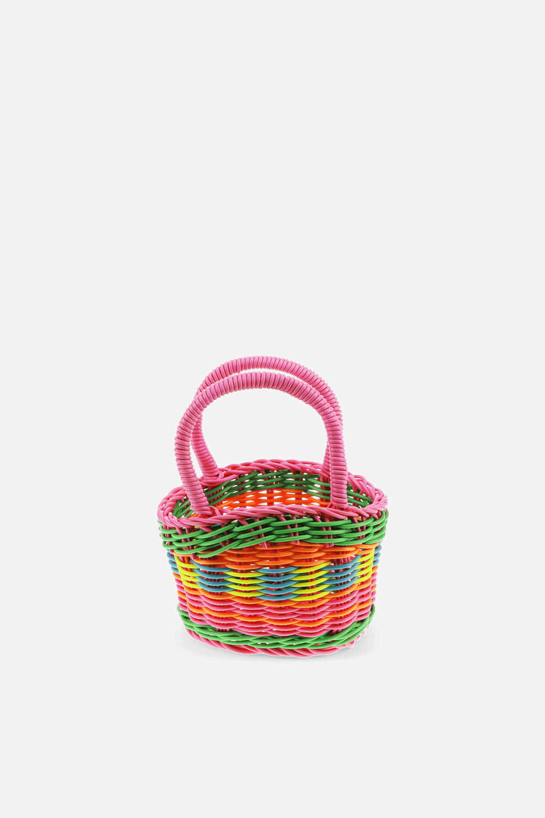 Woven Plastic Basket / Mini Multicolour