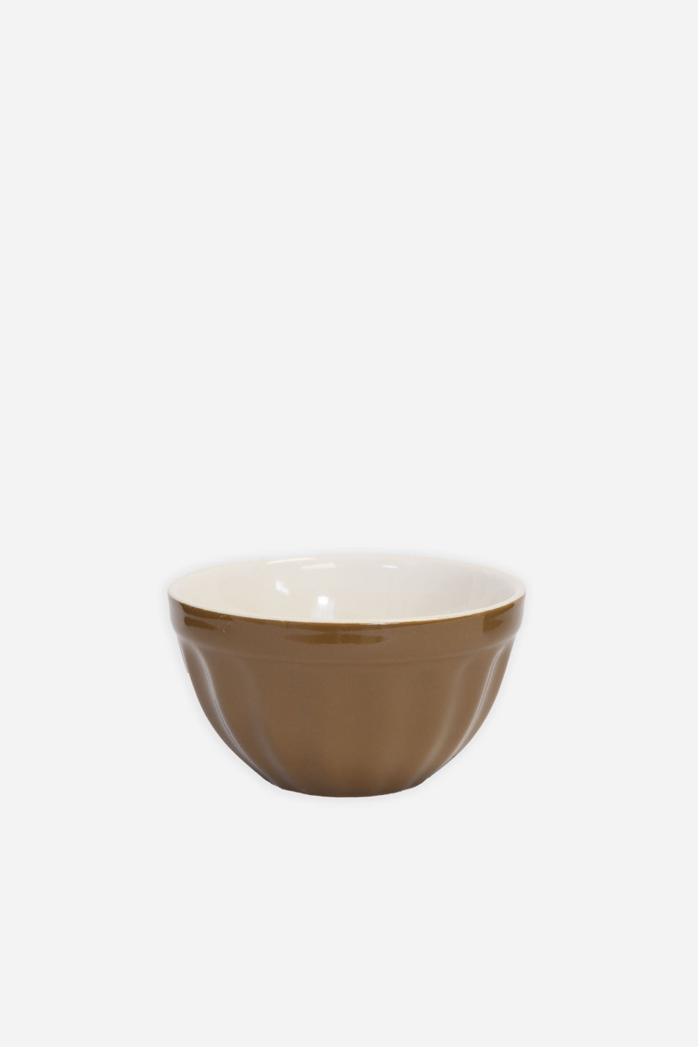 brown stoneware cereal breakfast bowl