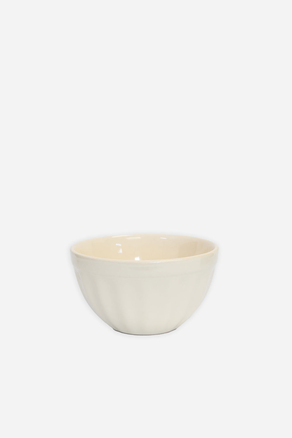 cream stoneware cereal breakfast bowl