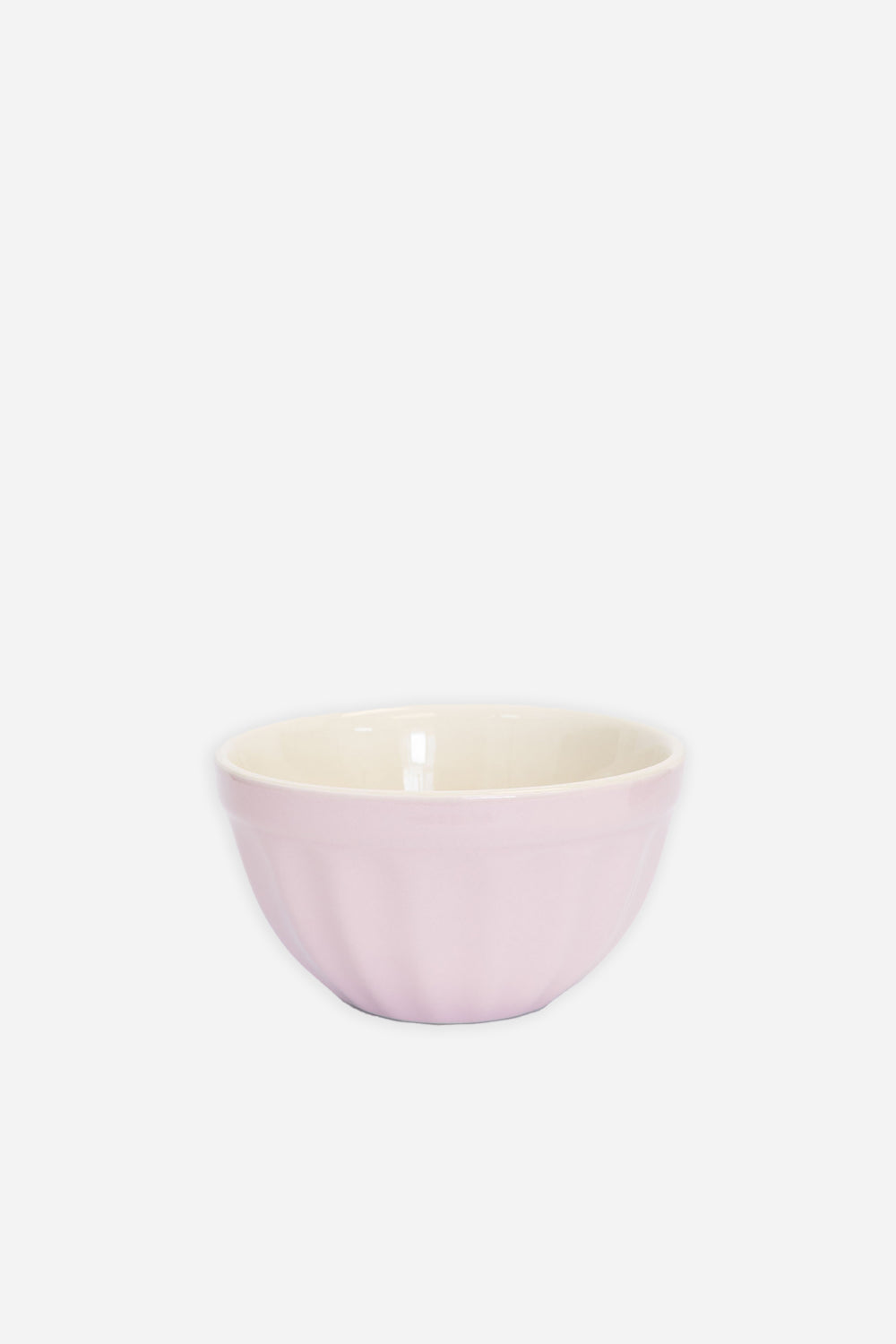 pink stoneware cereal breakfast bowl