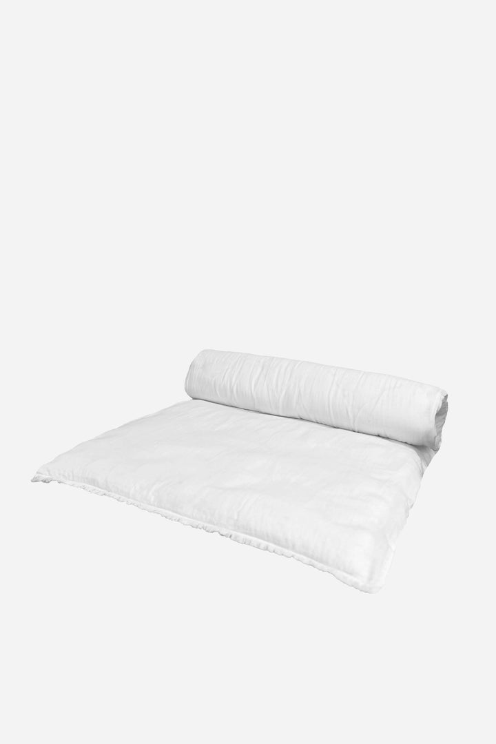 Mykonos Cotton Quilt 85x200cm / Blanc