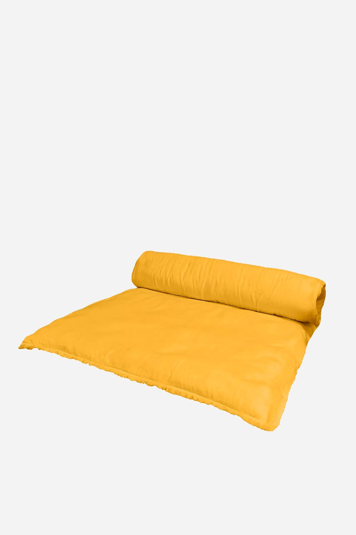 Mykonos Cotton Quilt 85x200cm / Ocre