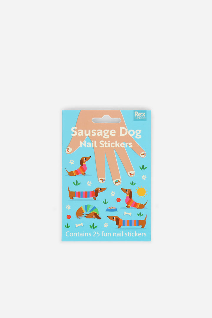 Children's Nail Stickers / Sausage Dog