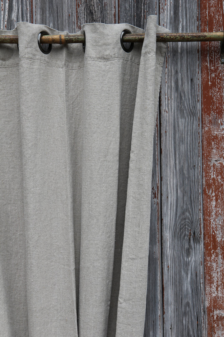 Porticcio Linen Curtain / Natural