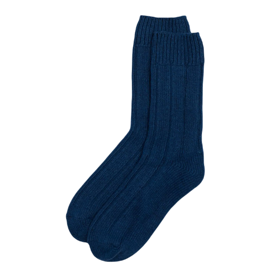 Wool Ankle Sock / Navy