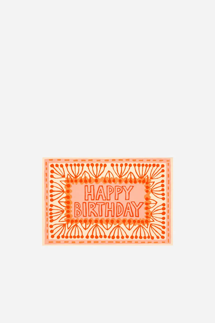 Card Happy Birthday Neon