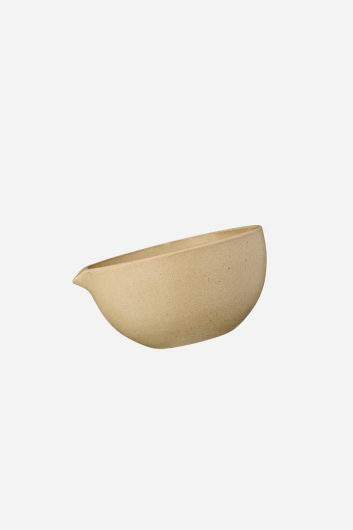 Bowl w/pouring spout Stone sand coloured 900 ml
