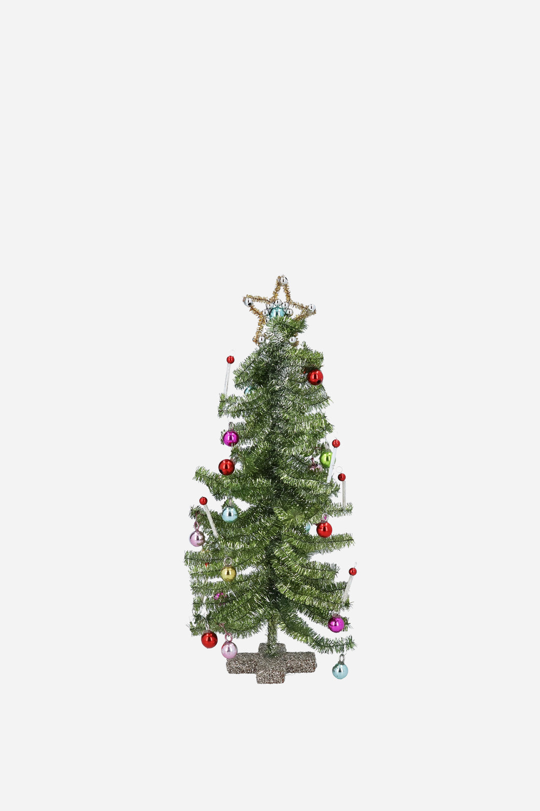 Nostalgic Glitter Tinsel Tree / 30cm