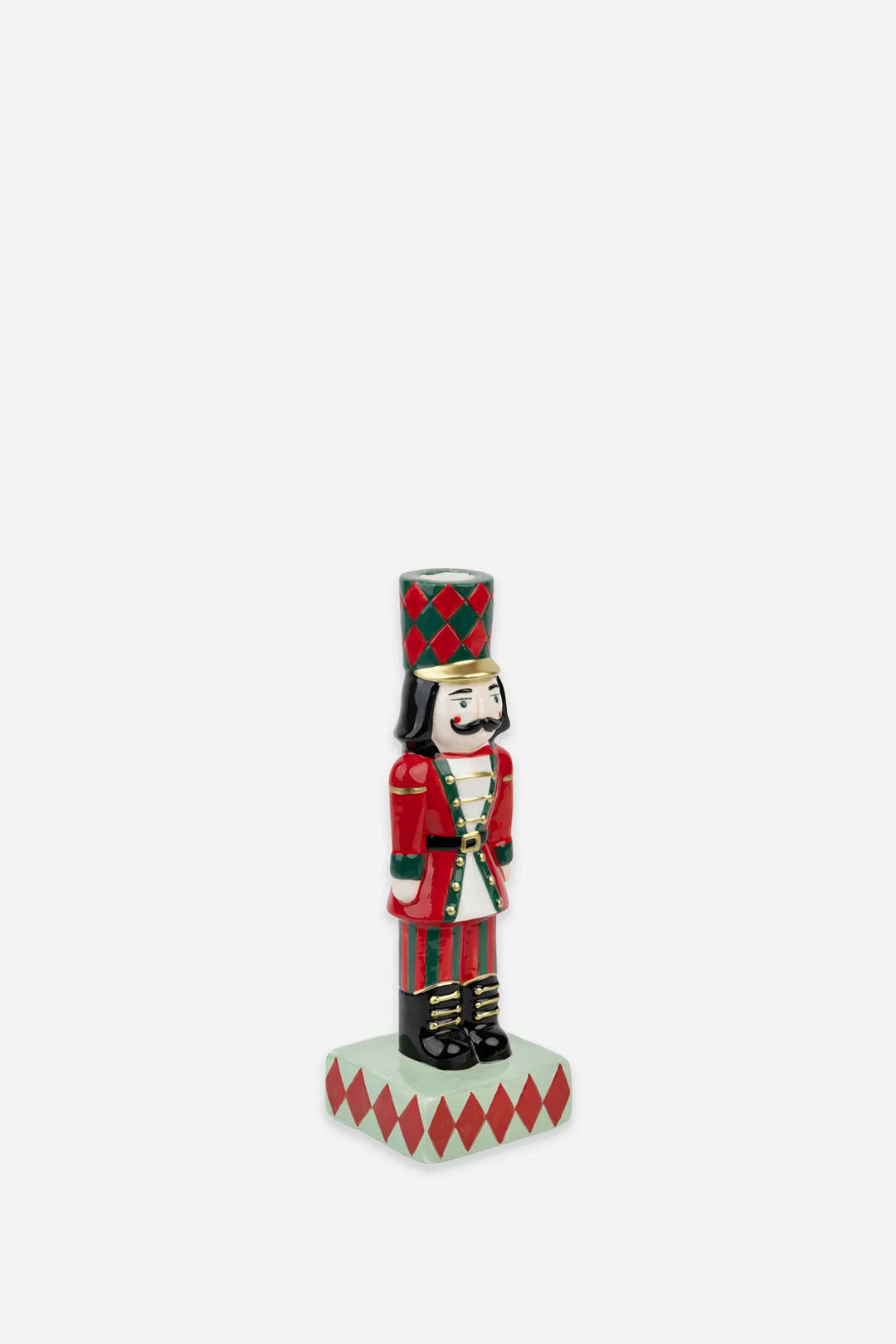 Nutcracker Ceramic Candle Holder / 20cm