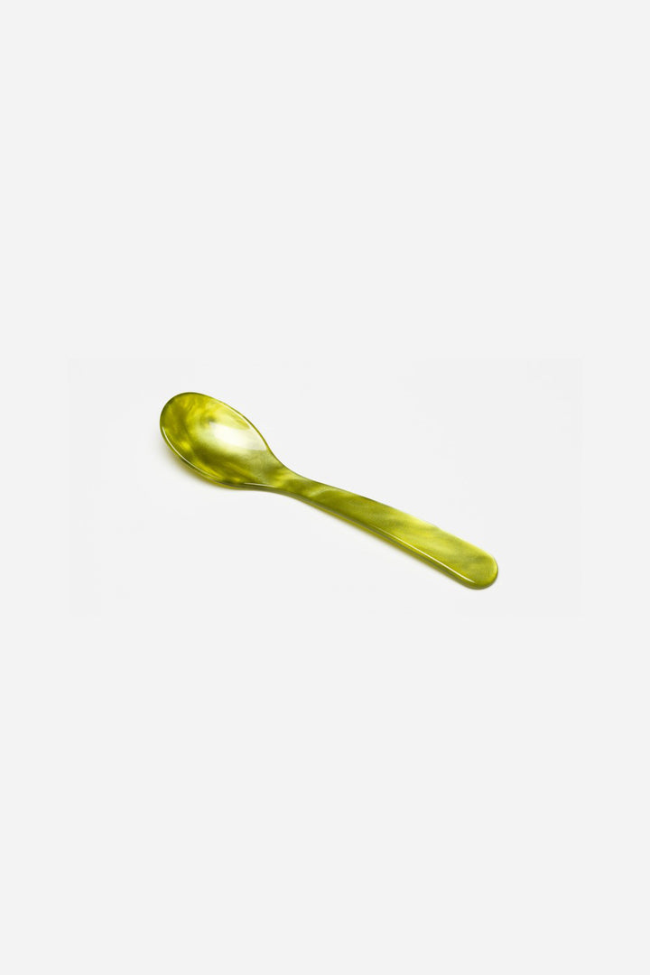 olive green egg spoon G.F Heim Sohne