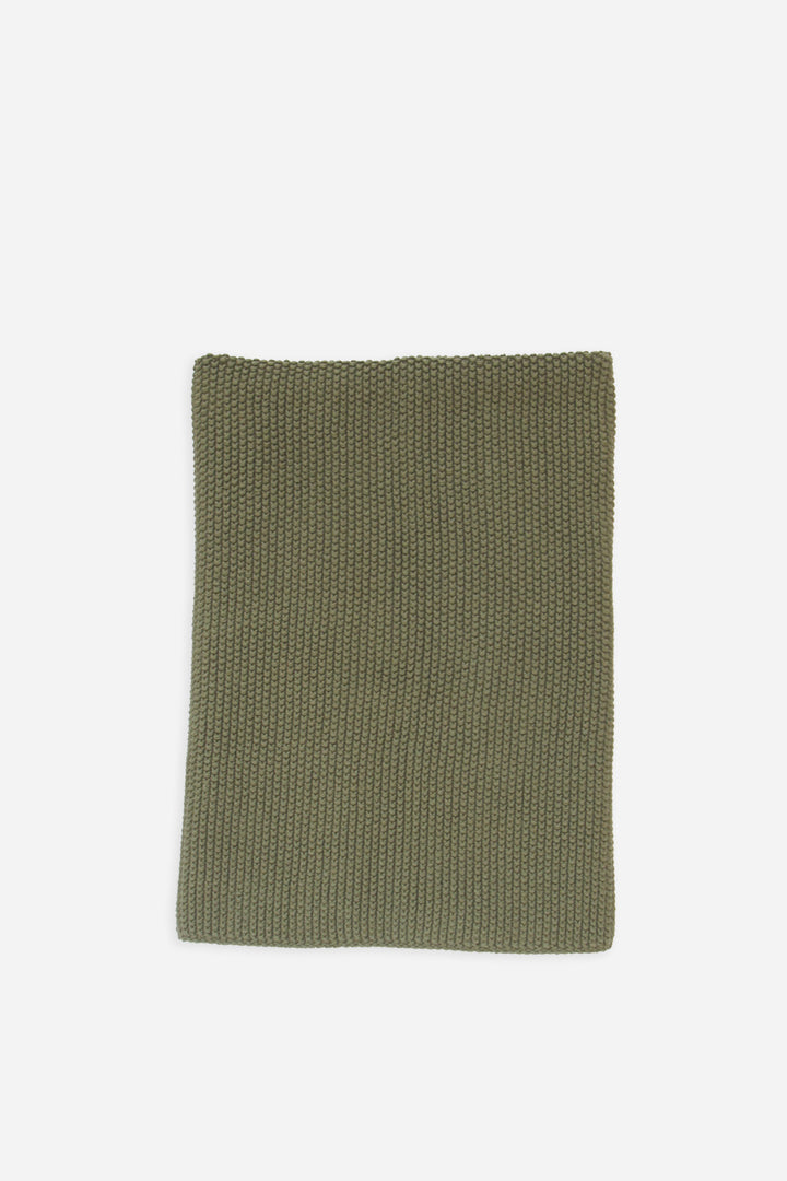 Olive Knitted Kitchen Towel