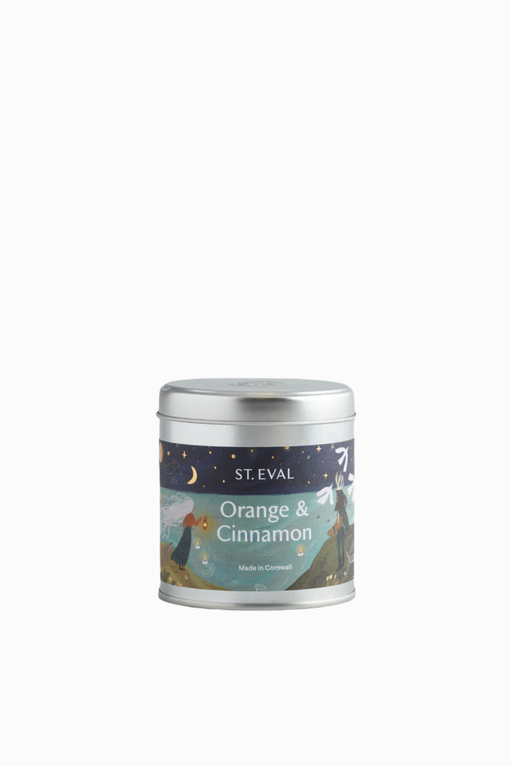 St Eval Tin Candle / Orange & Cinnamon