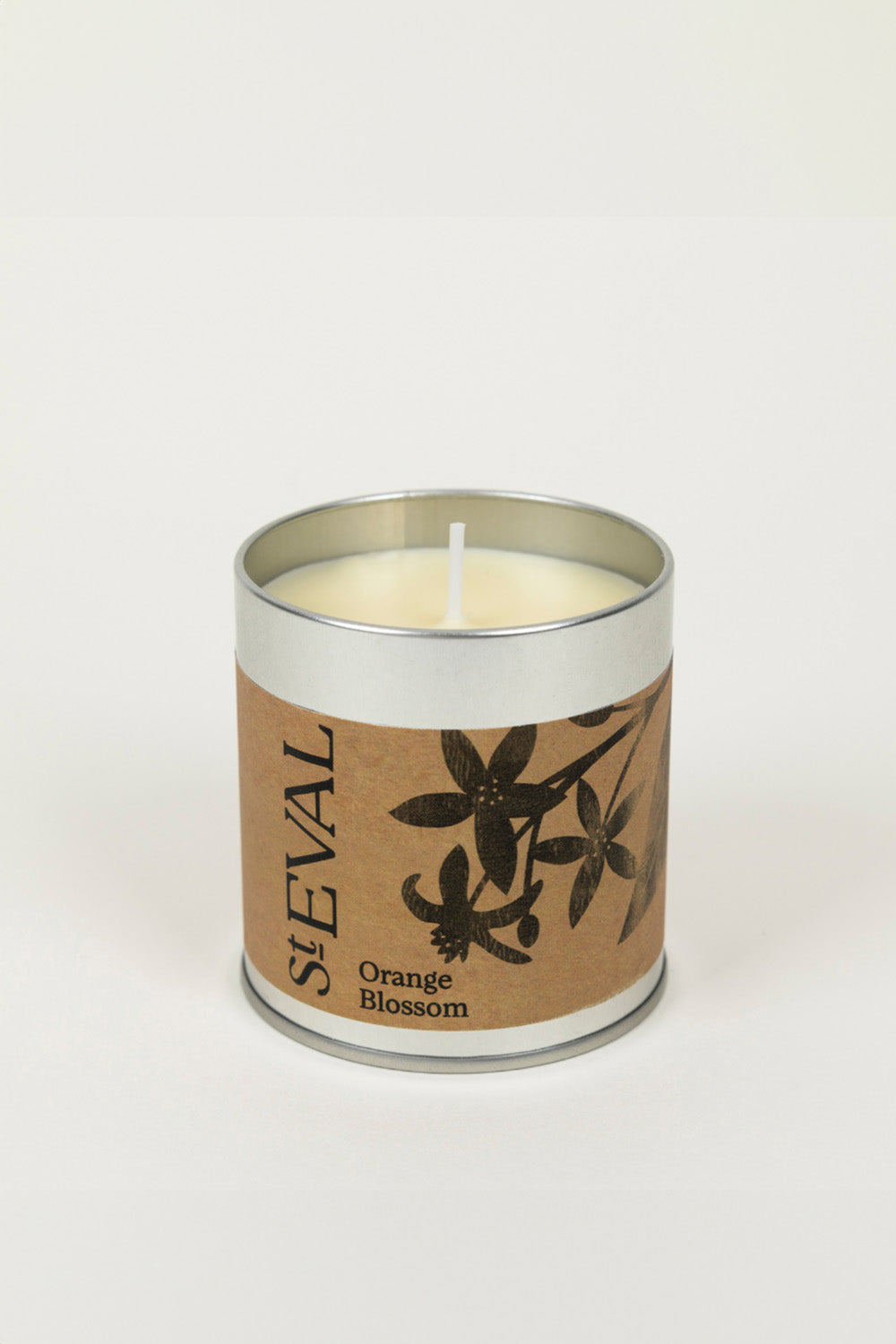 st eval tin candle orange blossom