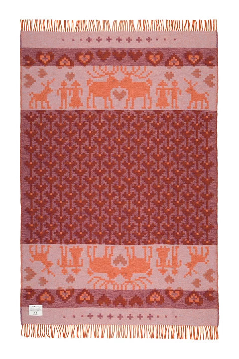 Wool Blanket Orange / Estelle + Esbjorn