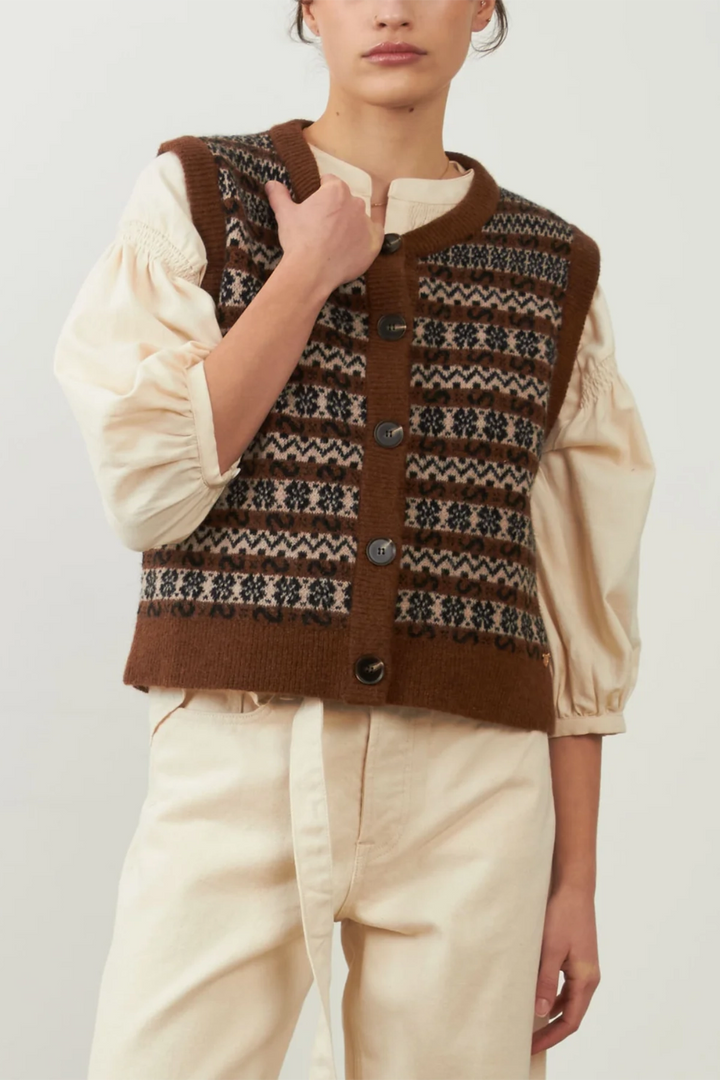 Aliena Gilet / Chocolate