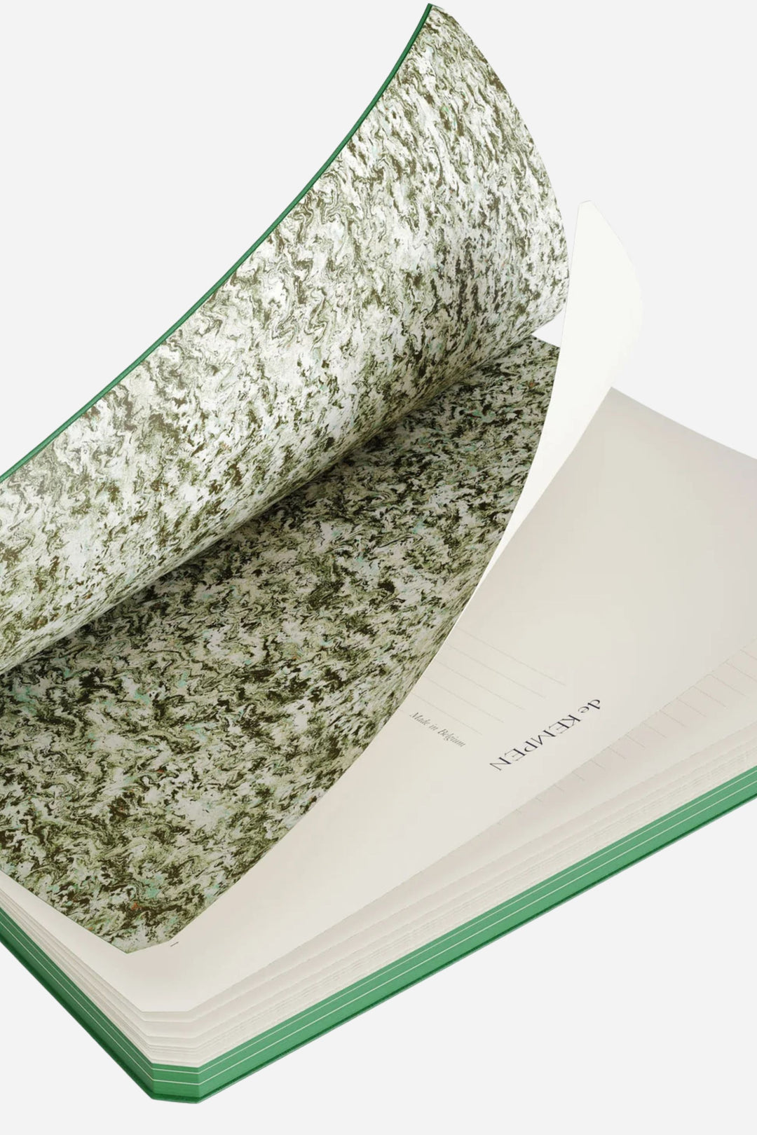 green geometric print