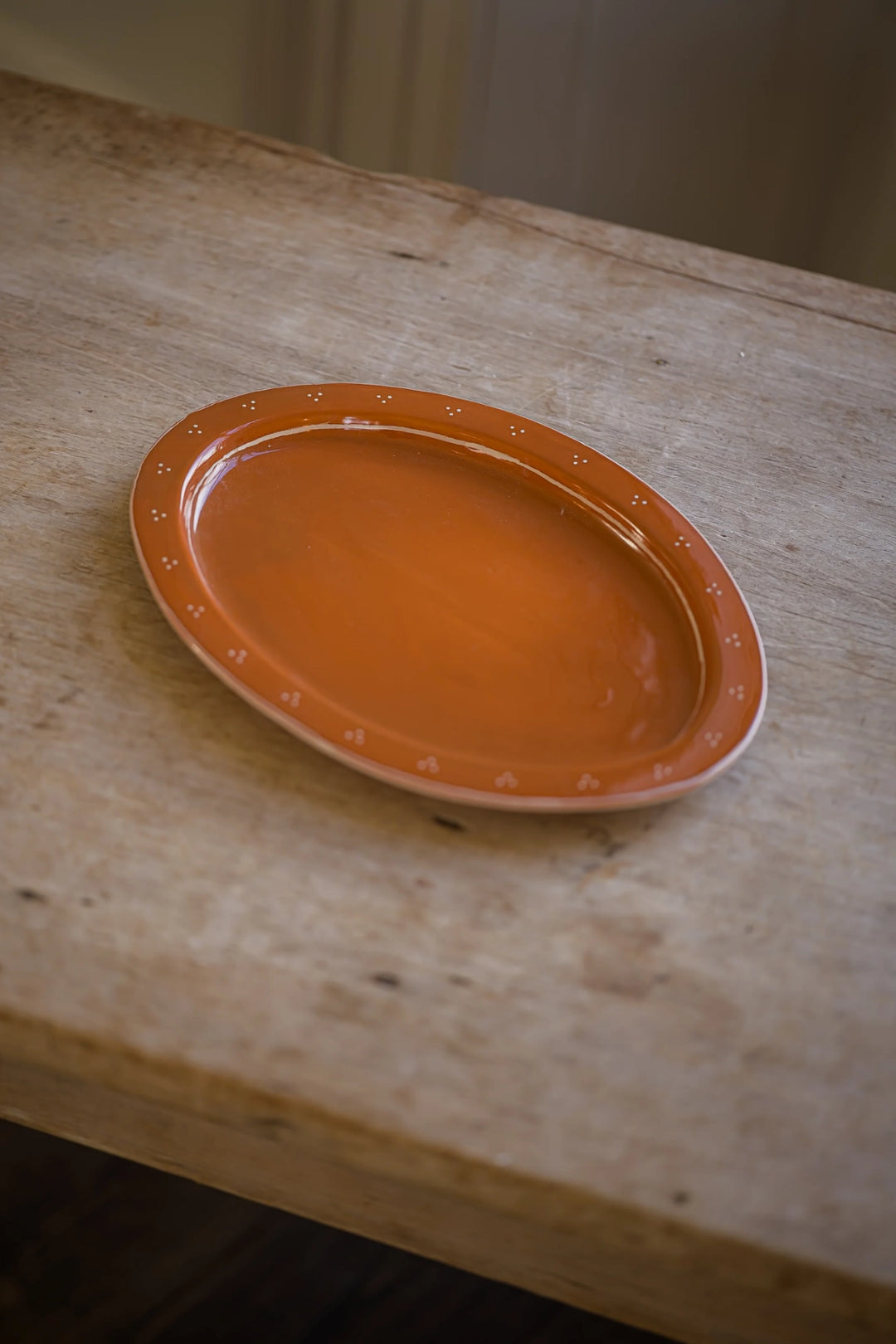 Small Oval Platter / Terracotta