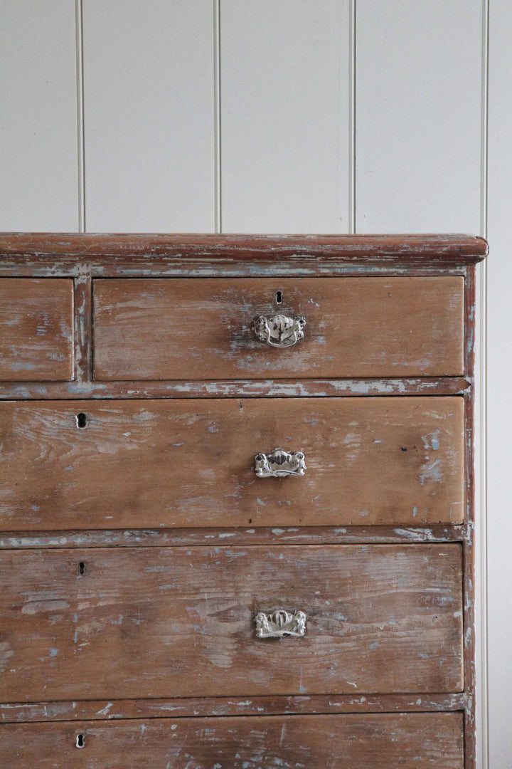 Distressed Pine Chest of Drawers