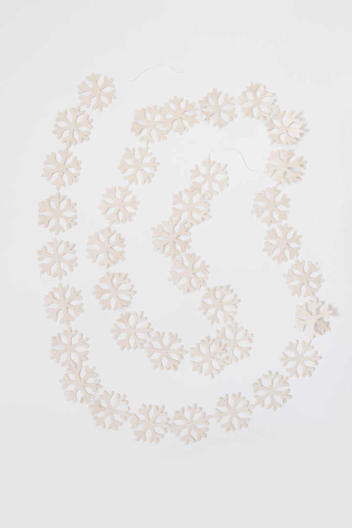 Paper Snowflake Garland