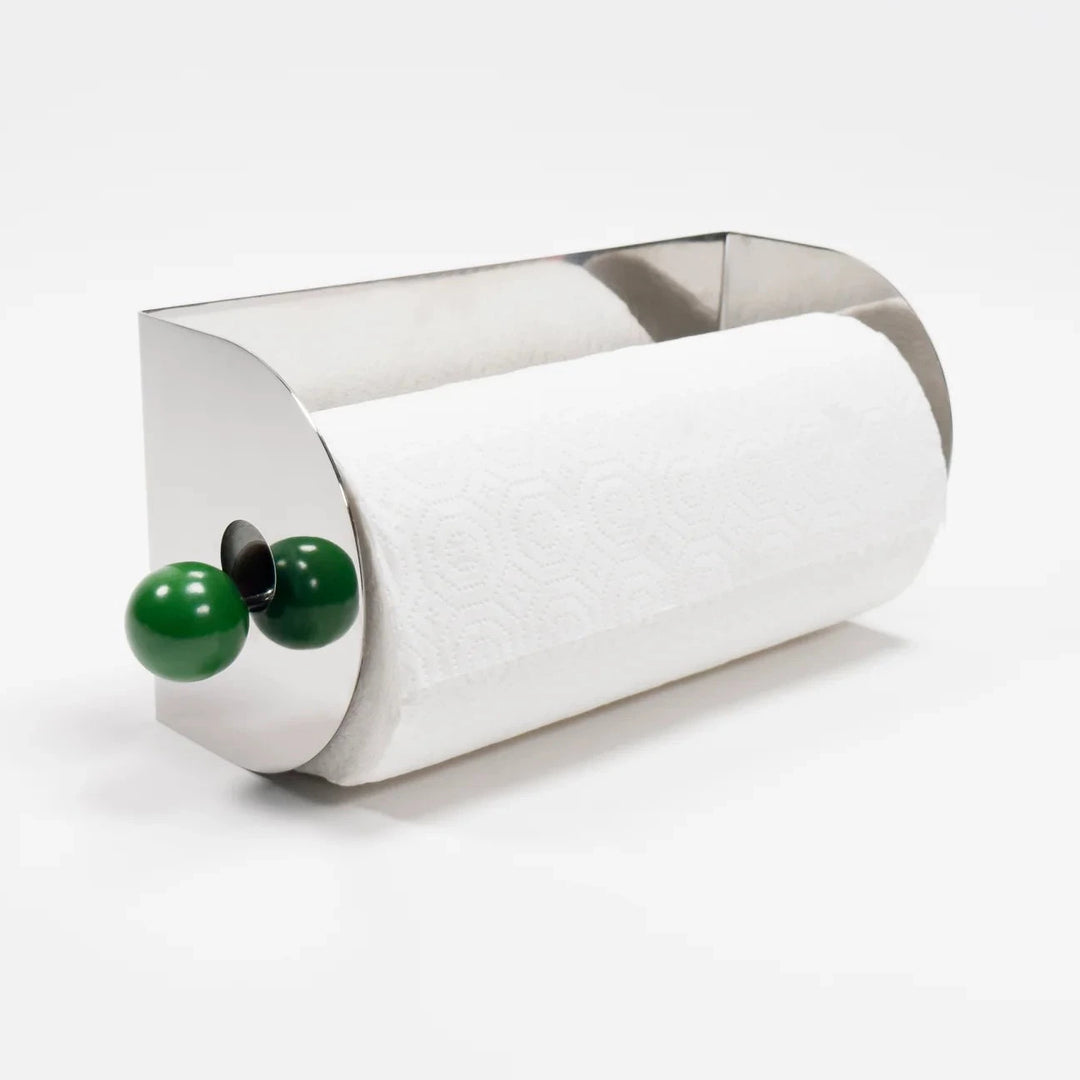 Paper Towel Holder / Chrome Green