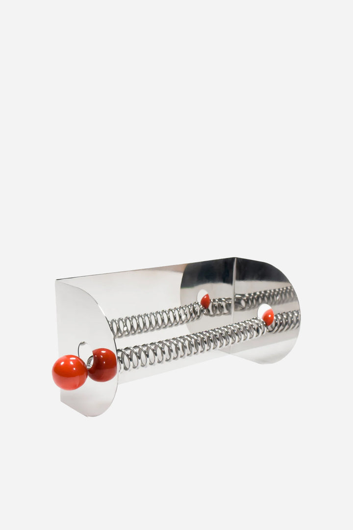 Paper Towel Holder / Chrome Red