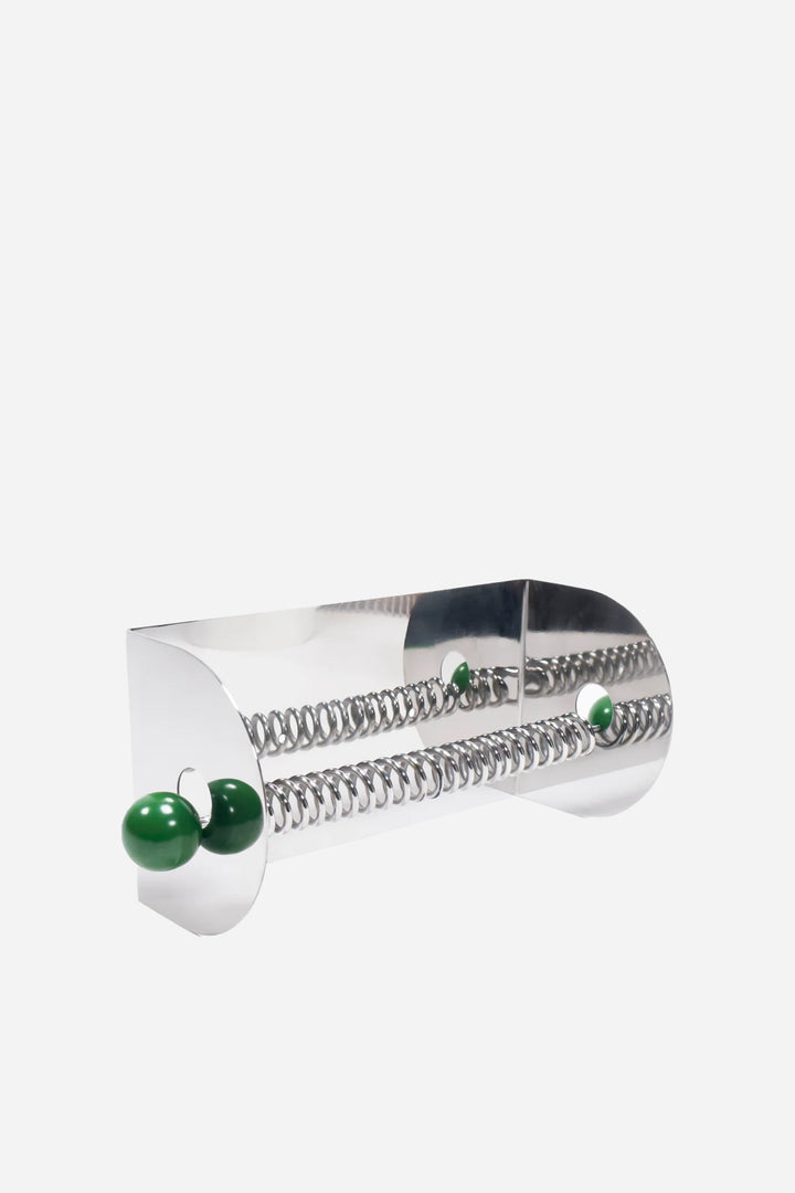 Paper Towel Holder / Chrome Green