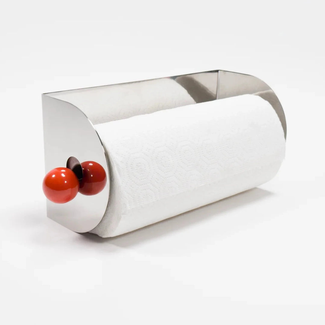 Paper Towel Holder / Chrome Red