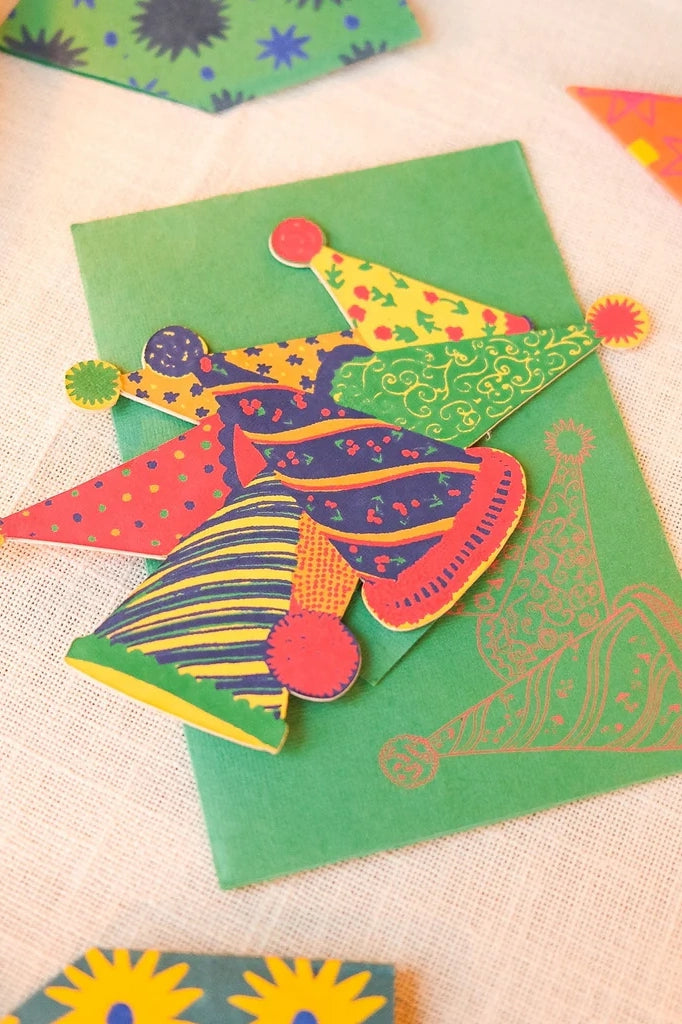 Greeting Cards / Party Hats Card - Domestic Science Home