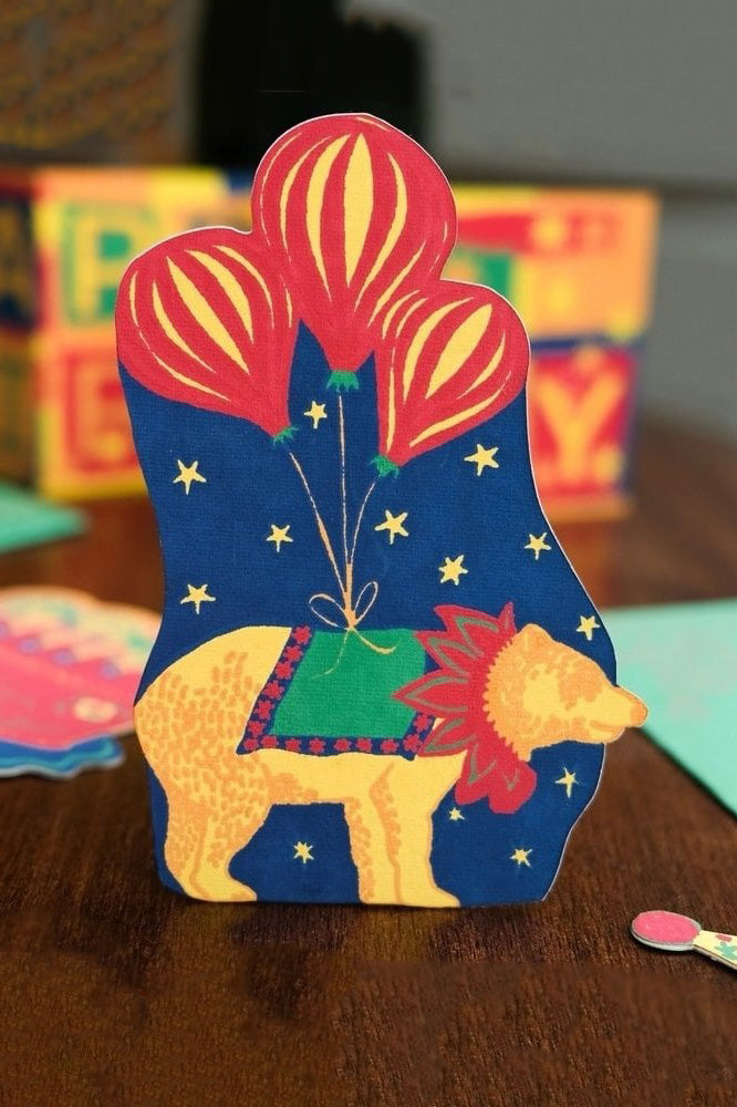 Greeting Cards / Party Bear Card - Domestic Science Home