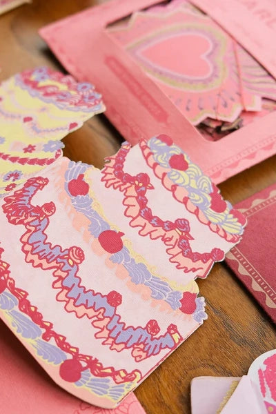 Birthday Cake Concertina Card - Domestic Science Home