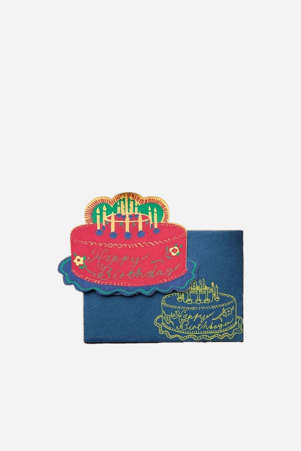 Greeting Cards / Party Cake Card - Domestic Science Home