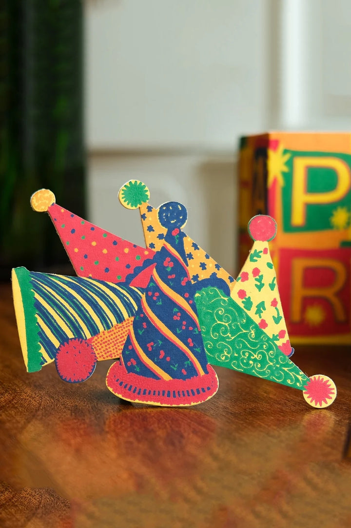 Greeting Cards / Party Hats Card - Domestic Science Home