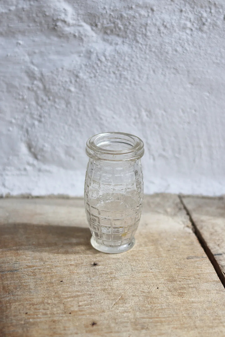 Vintage Paste Jar / Peck's Lrg