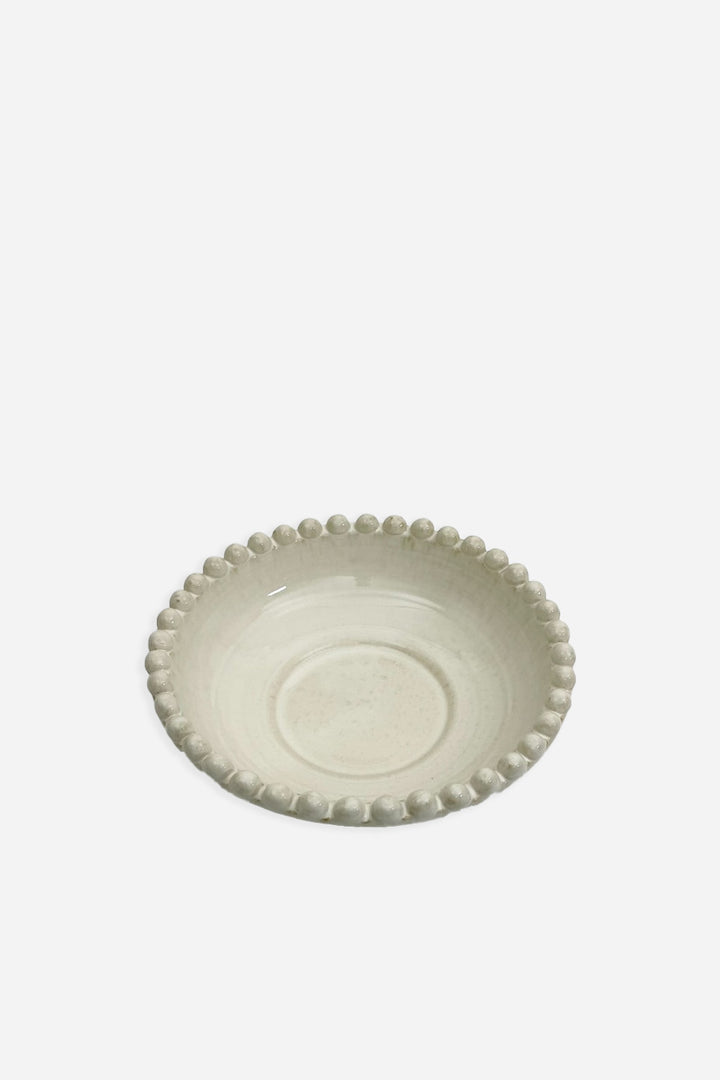 pearl bobble dish ivory med