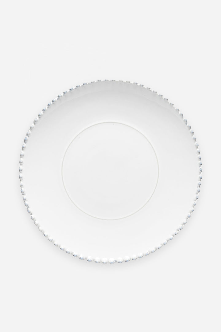 pearl white tableware charger plate