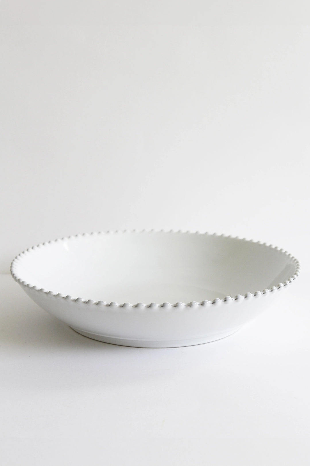 pearl white tableware serving dish