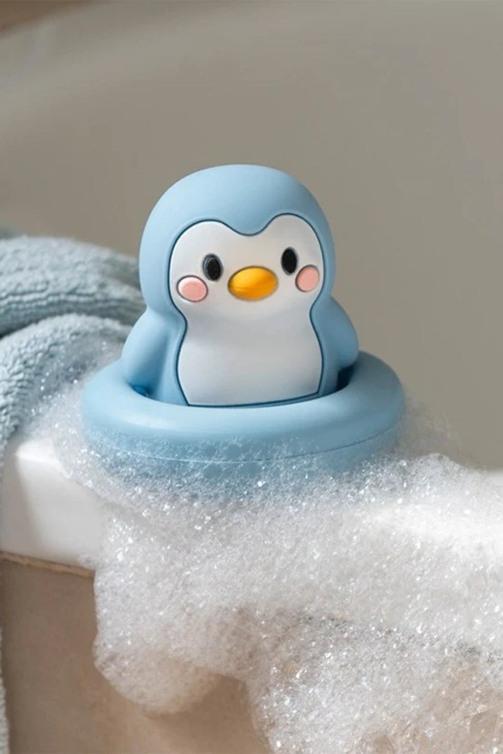 Silicone Bath Toy / Blue Penguin