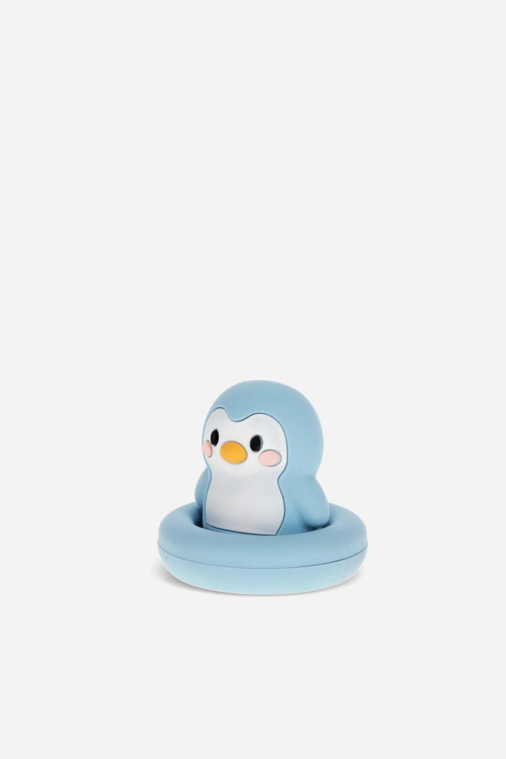 Silicone Bath Toy / Blue Penguin