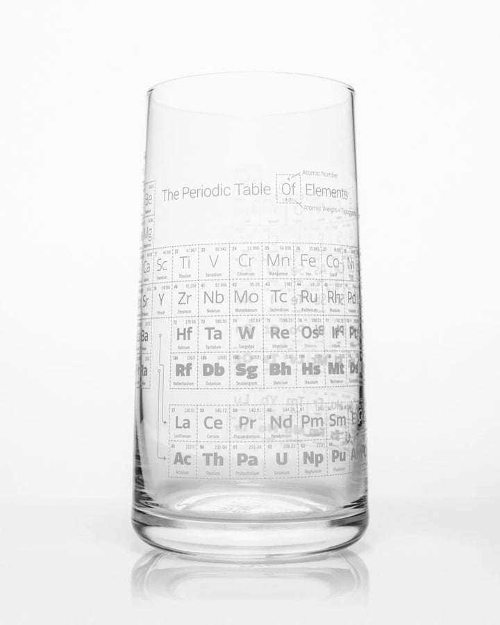 Periodic Table Drinking Glass