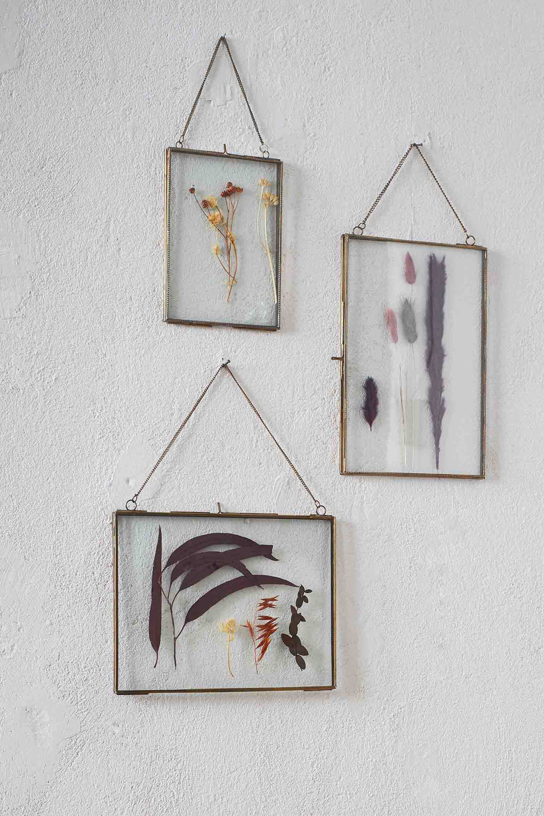 Antique Brass Hanging Photo Frame / 21x29.5cm