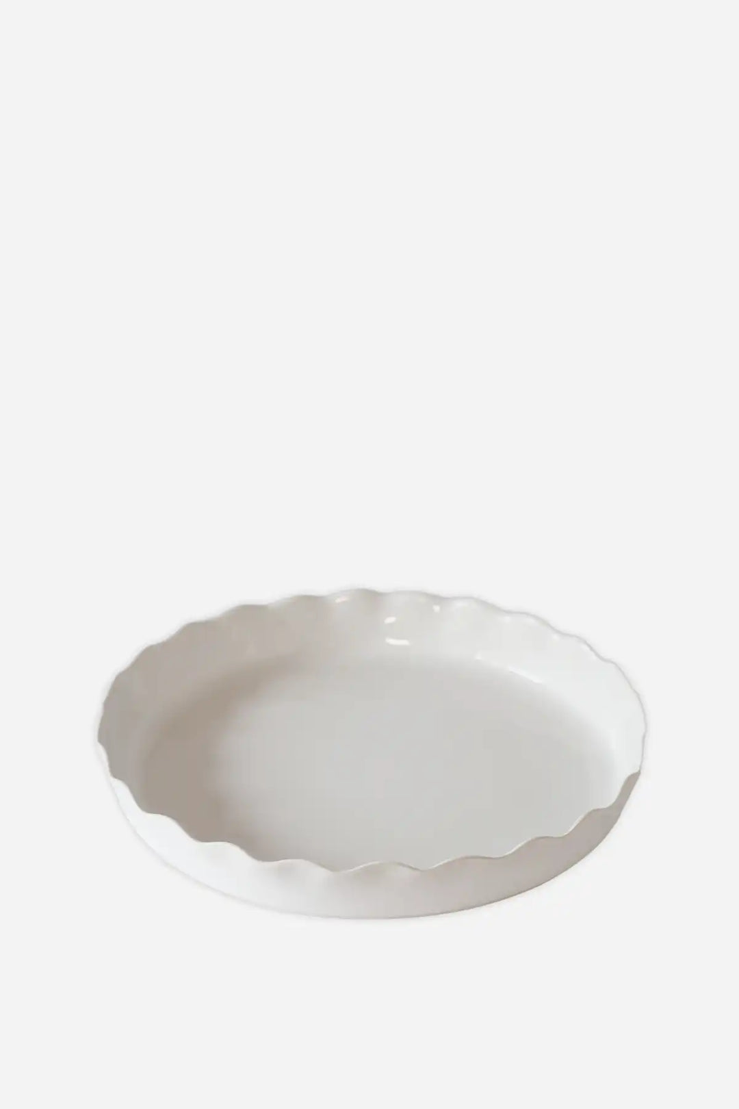 Pie Dish 32 / Blanc Banquise