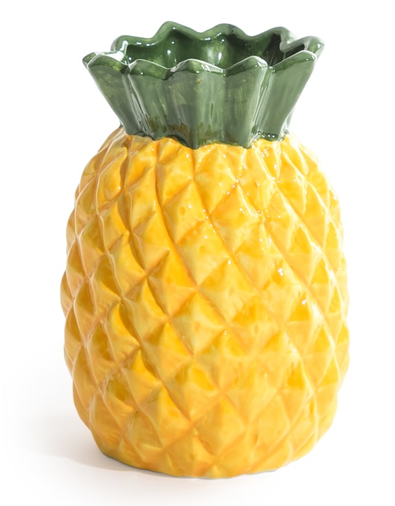 Ceramic Pineapple Stem Vase