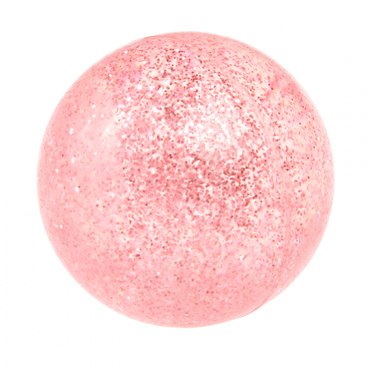 Glitter Bouncy Ball / Pink Cat
