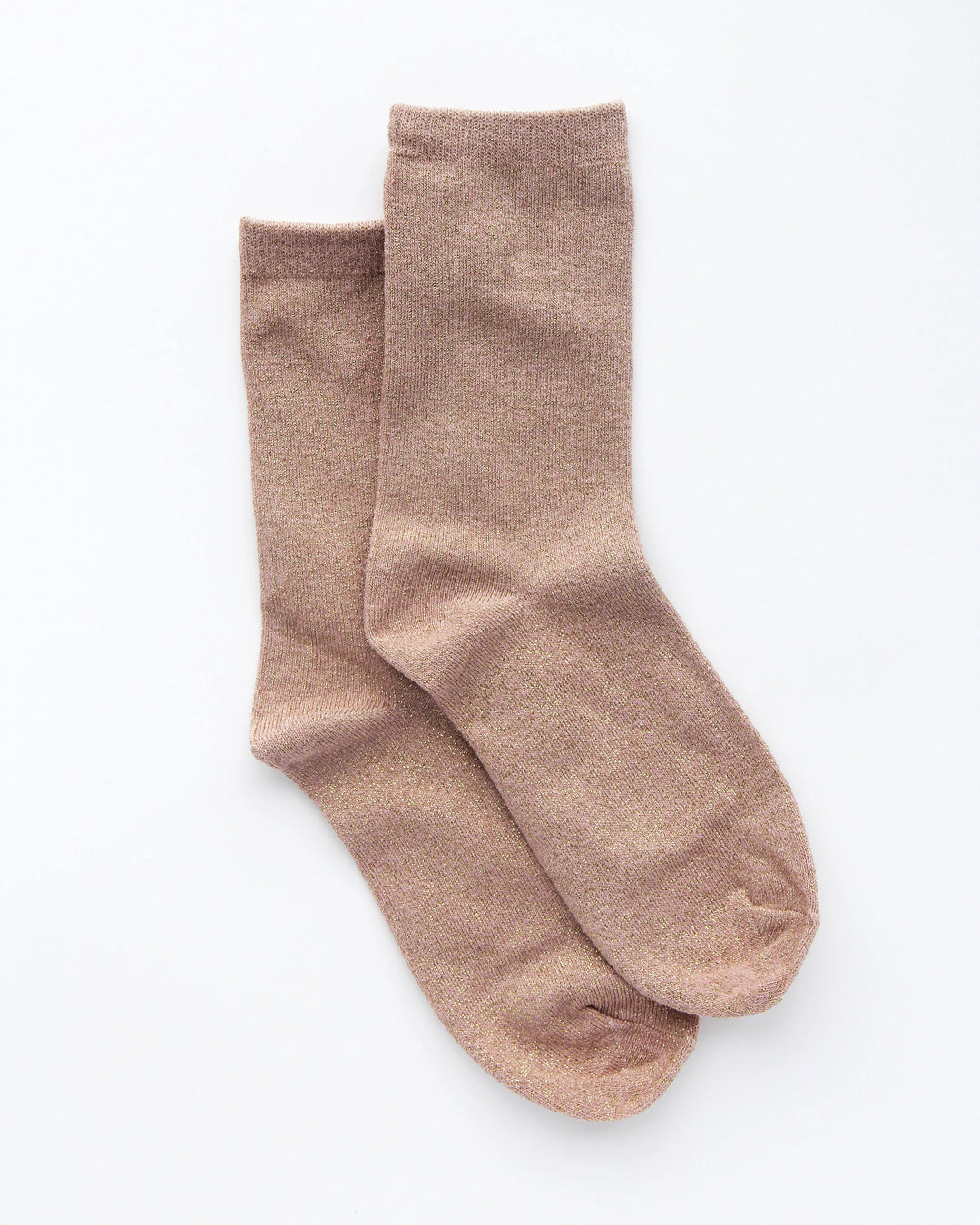 All Over Glitter Socks / Rose Gold