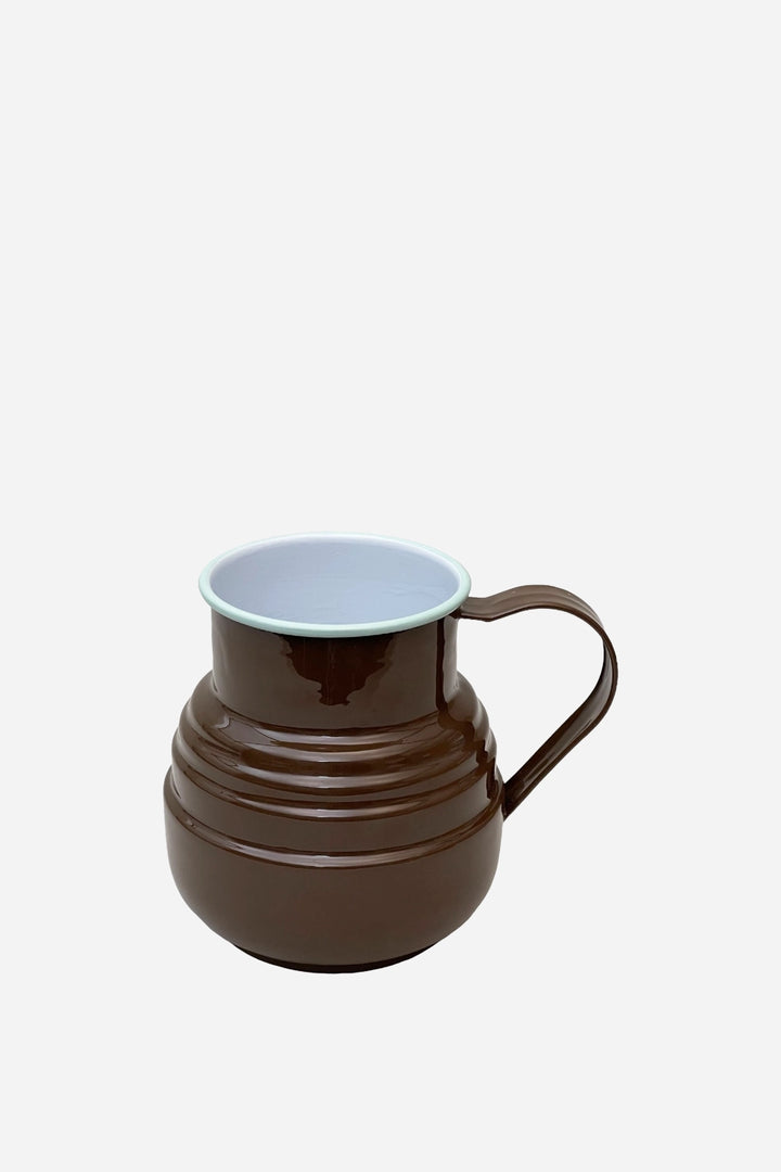 Enamel Pitcher / Brown