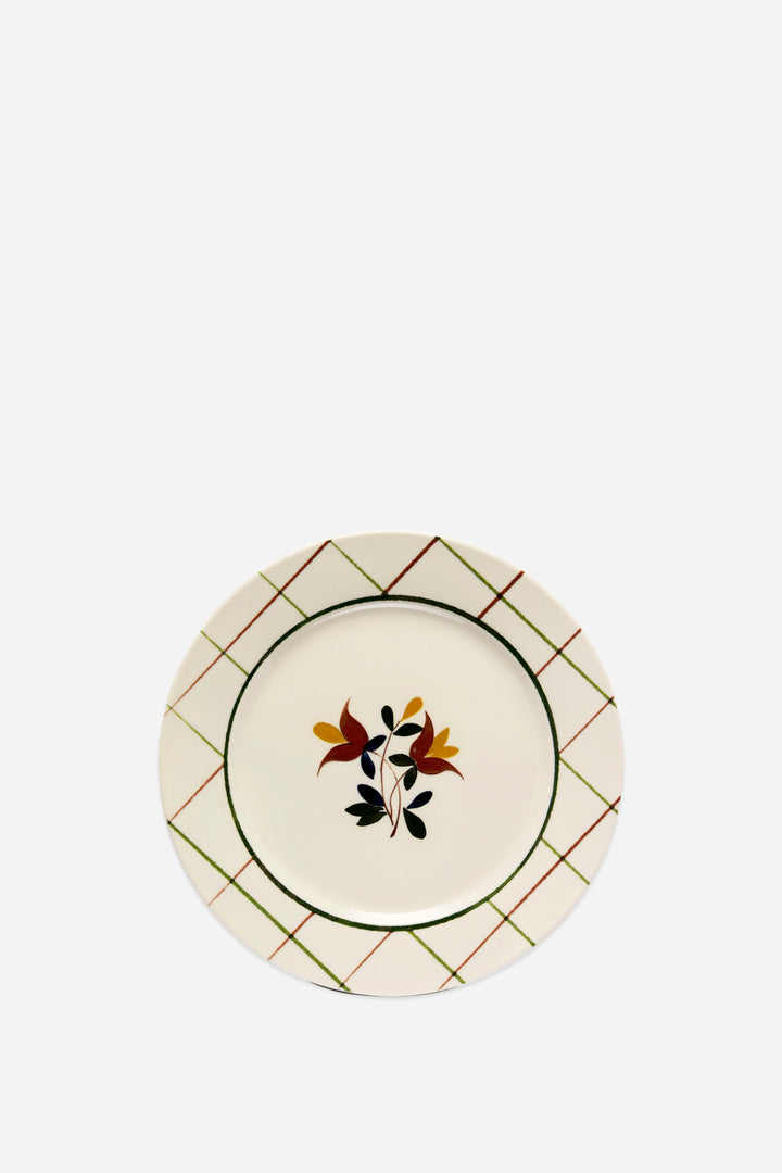 Dinner Plate With Flower
