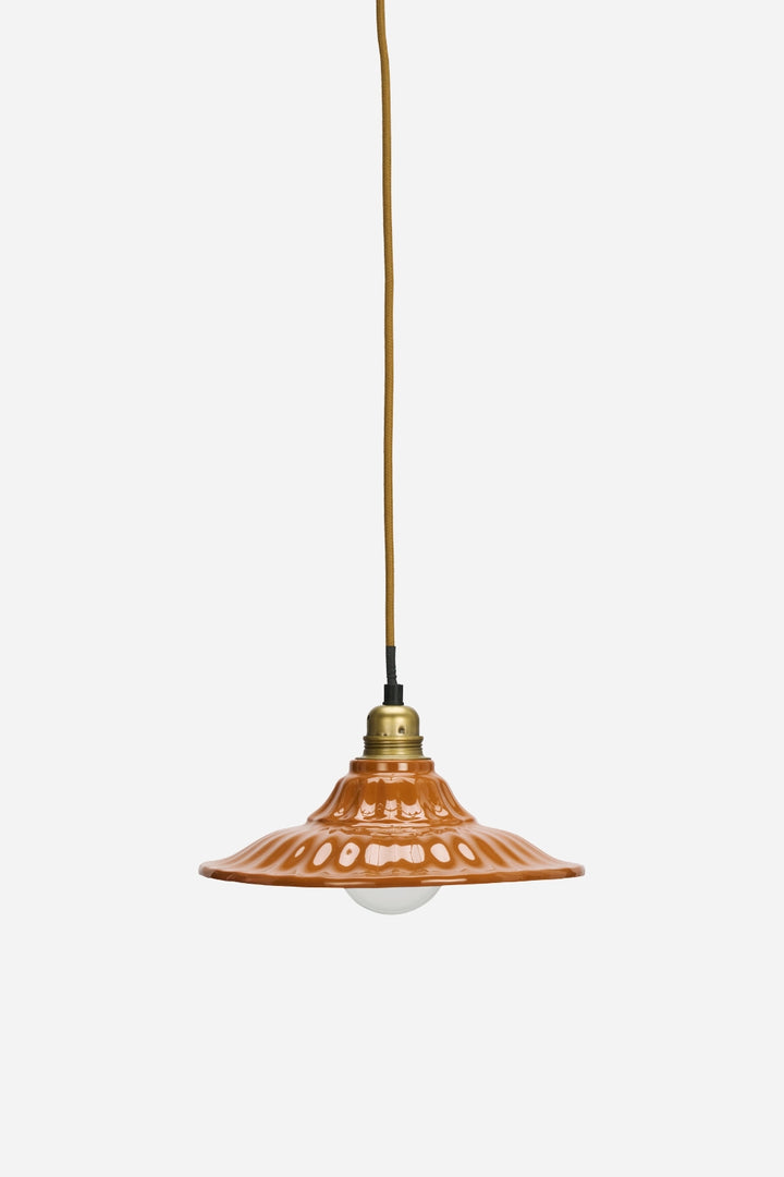 Enamel Ceiling Lamp Dia:30cm / Pumpkin Spice